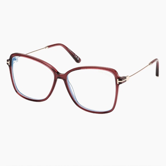 Tom Ford Accessories - TOM FORD 55MM Blue Block Butterfly Eyeglasses